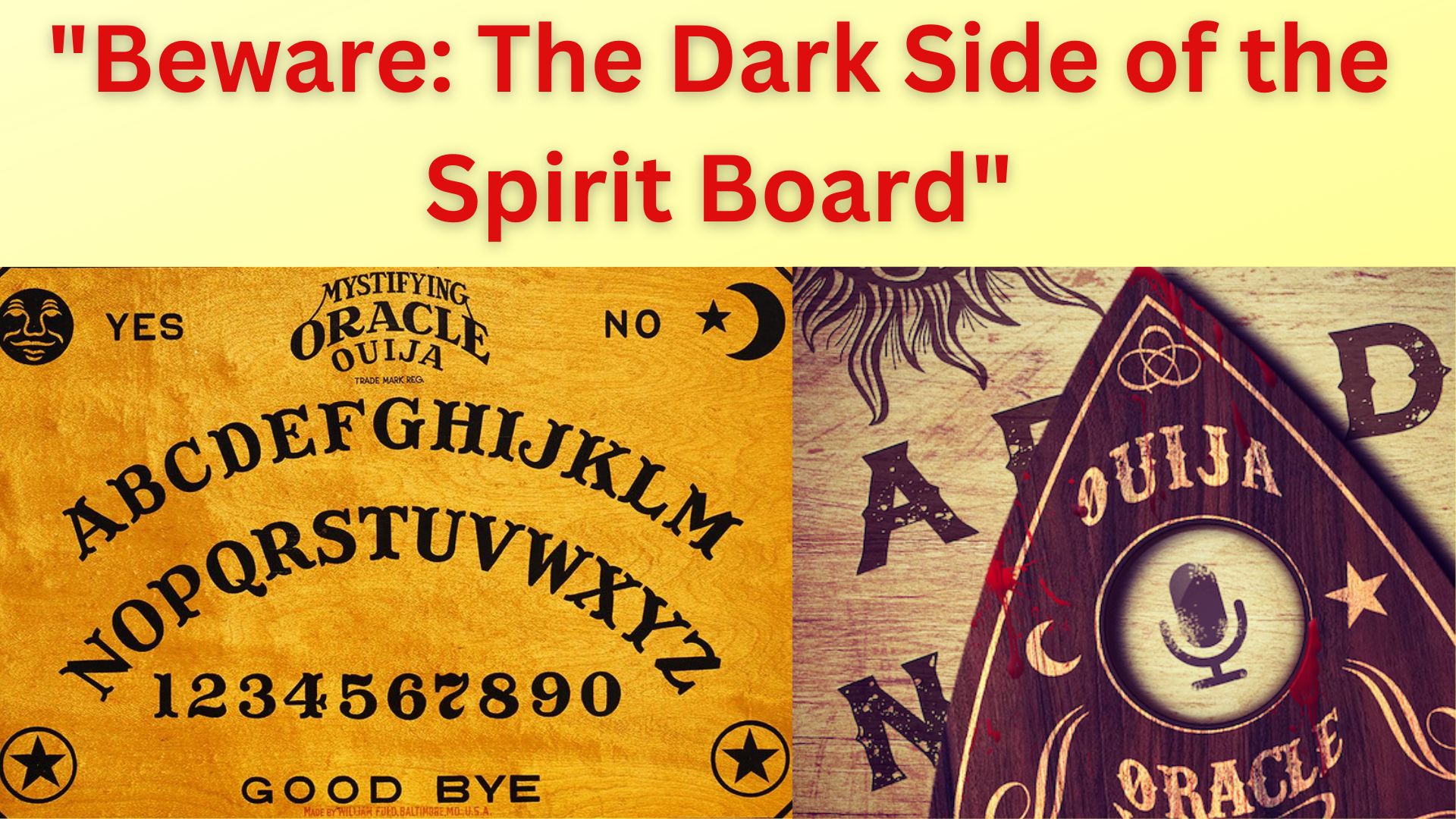 spirit board